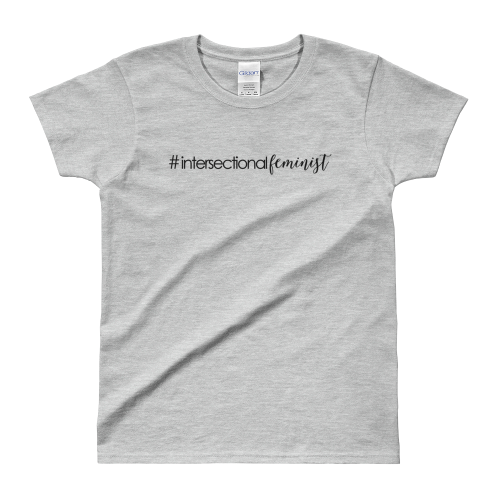 Intersectional feminist hashtag.