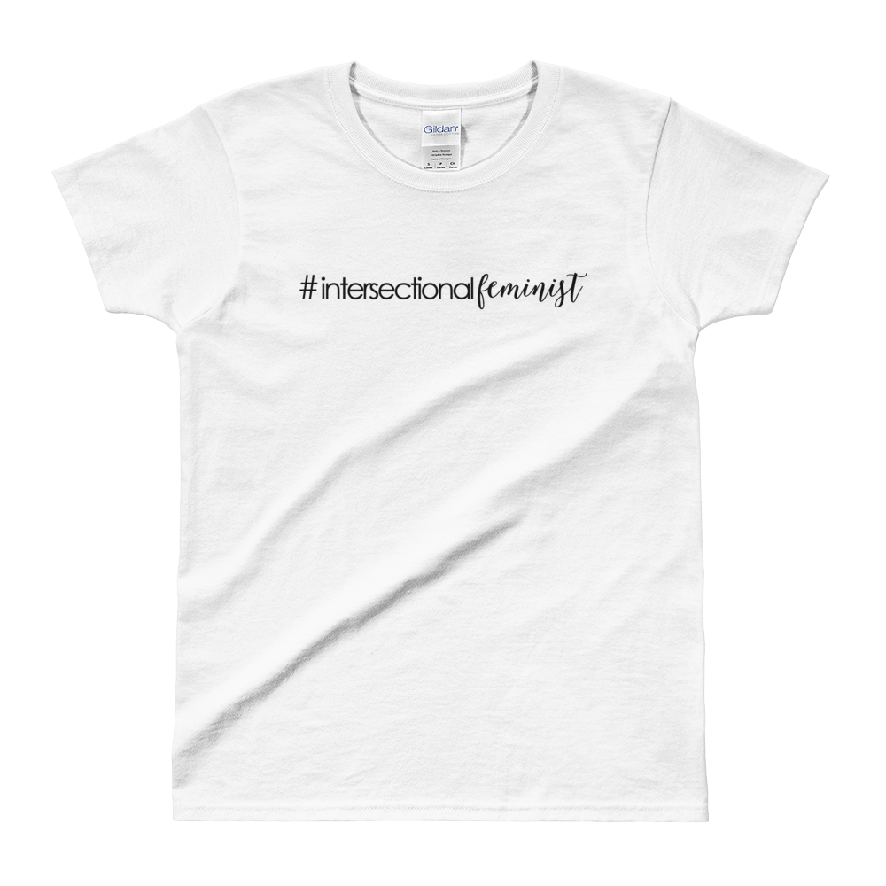 Intersectional feminist hashtag.