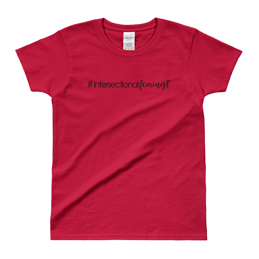 Intersectional feminist hashtag.