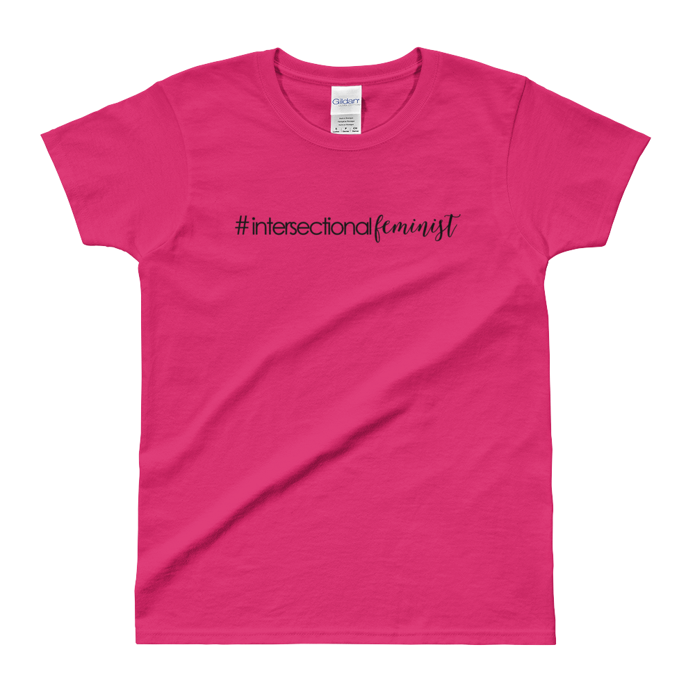 Intersectional feminist hashtag.